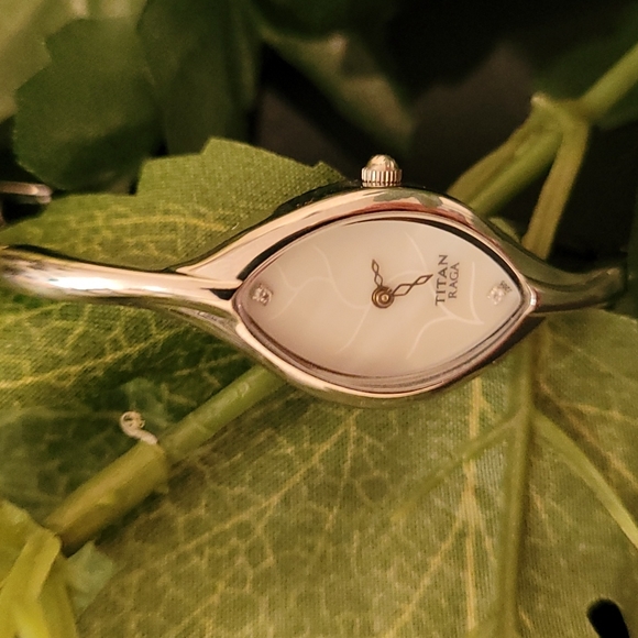 Titan Raga Steel and Diamond Bracelet Watch - Picture 2 of 5